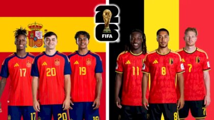 Spania versus Belgia în sferturile CM 2026, meci live și statistici OPTA