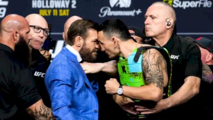 McGregor și Holloway au avut altercații la conferința de presă