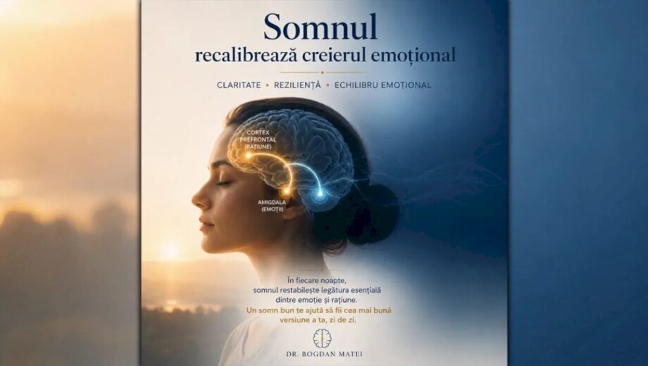 Echilibrul emoțional depinde de o noapte bună de somn