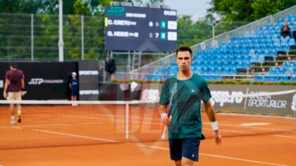 Cezar Crețu eliminat în optimii la Concord Iași Open, Jecan și Pavel în semifinale la dublu