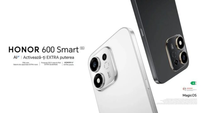 Honor lansează în România telefonul Honor 600 Smart 5G cu baterie de 7.700 mAh
