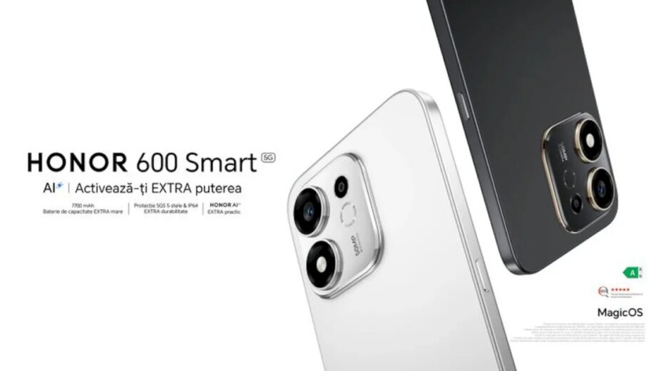 Honor lansează în România telefonul Honor 600 Smart 5G cu baterie de 7.700 mAh
