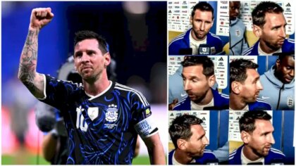 A întrerupt interviul lui Messi pentru a-i transmite un mesaj înainte de finala Argentina Spania